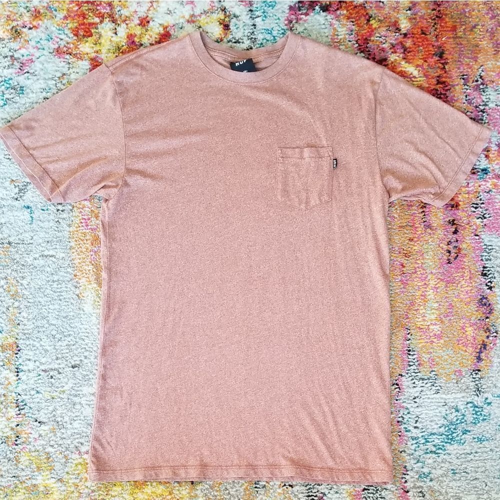 HUF Premium Mock Twist Pocket Rust Tshirt